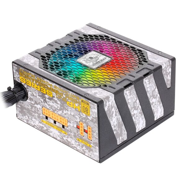 پاور گریین 600 وات مدل green gp 600b hp+  evo نیمه ماژولار
