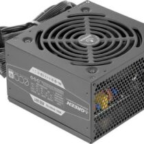 منبع تغذیه استوک کامپیوتر گرین GP450A-ECO Rev 3.1 80 Plus White توان 450 وات