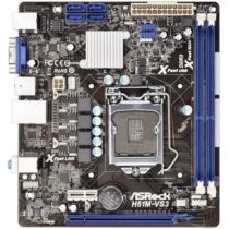 مادربرد استوک ازراک مدل H61M-VS3 سوکت 1155 حافظه  ddr3 فرم فاکتور micro  atx نسل 3